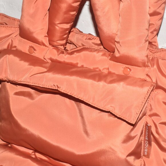 NWOT! DAGNE DOVER Jemi Cargo Tote in Orange MSRP $175! - Picture 7 of 9